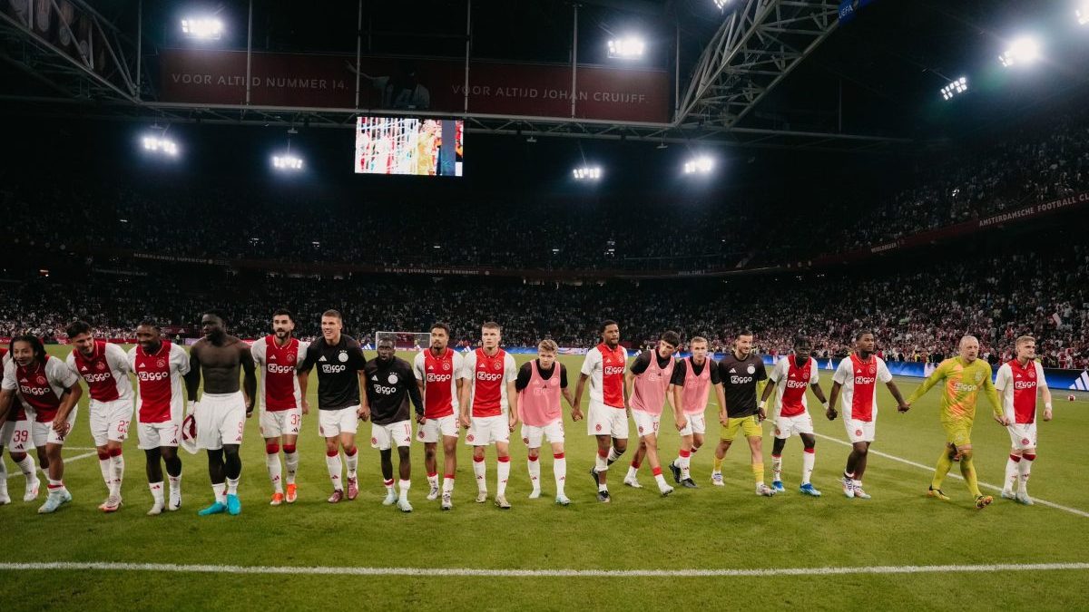 Ajax won the Europa League shootout after UEFA record 34 penalties. Image: Ajax on X
Ajax won the Europa League shootout after UEFA record 34 penalties. Image: Ajax on X