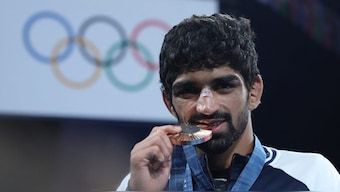 Aman Sehrawat is the youngest Indian to win an individual Olympic medal. Reuters