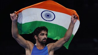 Aman Sehrawat is the latest Olympic medal winner from Delhi's popular Chhatrasal stadium. PTI