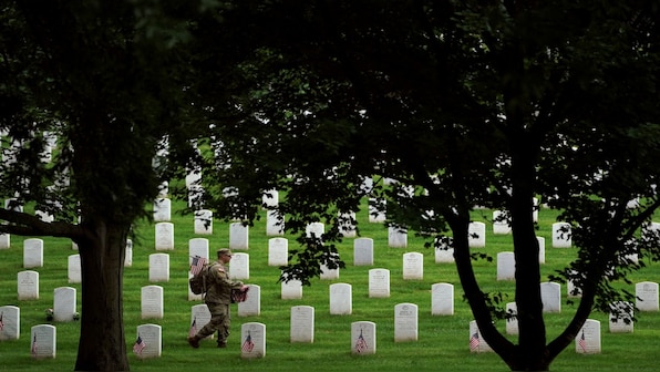 Trump campaign staffers engage in altercation with Arlington National Cemetery official