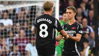 Arsenal highlighted their title credentials with a 2-0 win over Aston Villa in the English Premier League. AP