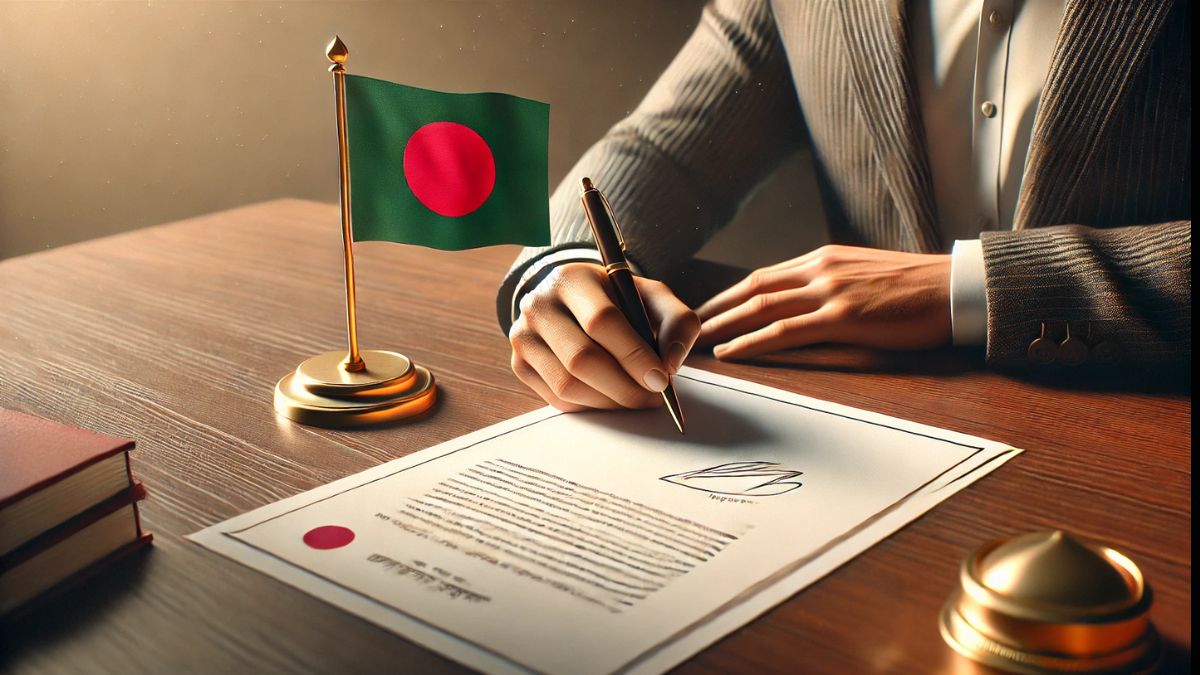 Disgruntled employees forced Bangladesh Bank top brass to sign blank papers as they demanded resignations of allegedly corrupt higher-ups. Image source: AI-generated via DALL-E Disgruntled employees forced Bangladesh Bank top brass to sign blank papers as they demanded resignations of allegedly corrupt higher-ups. Image source: AI-generated via DALL-E