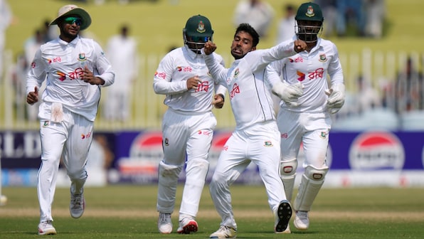 Bangladesh seal first-ever Test win against Pakistan with 10-wicket triumph