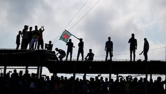 Members and workers of Awami League are worried of possible attacks on their lives by Bangladesh protesters after Sheikh Hasina fled Dhaka. Source: AFP.