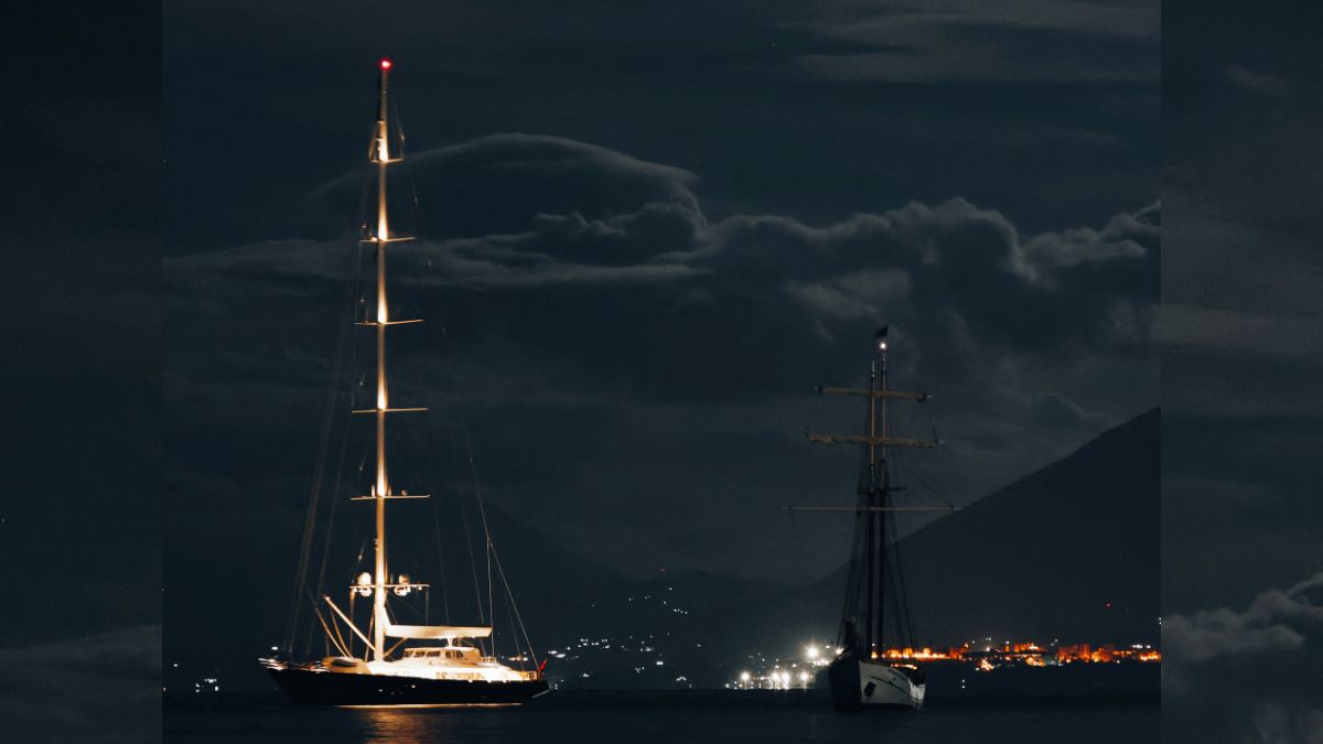 Bayesian, a 56-meter-long sailboat, which later sank off the Sicilian capital Palermo, is seen in Santa Flavia, Italy, August 18, 2024 in this picture obtained from social media. File Image/Reuters Bayesian, a 56-meter-long sailboat, which later sank off the Sicilian capital Palermo, is seen in Santa Flavia, Italy, August 18, 2024 in this picture obtained from social media. File Image/Reuters