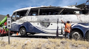 Mexico bus crashes on highlway; 19 people dead, six injured