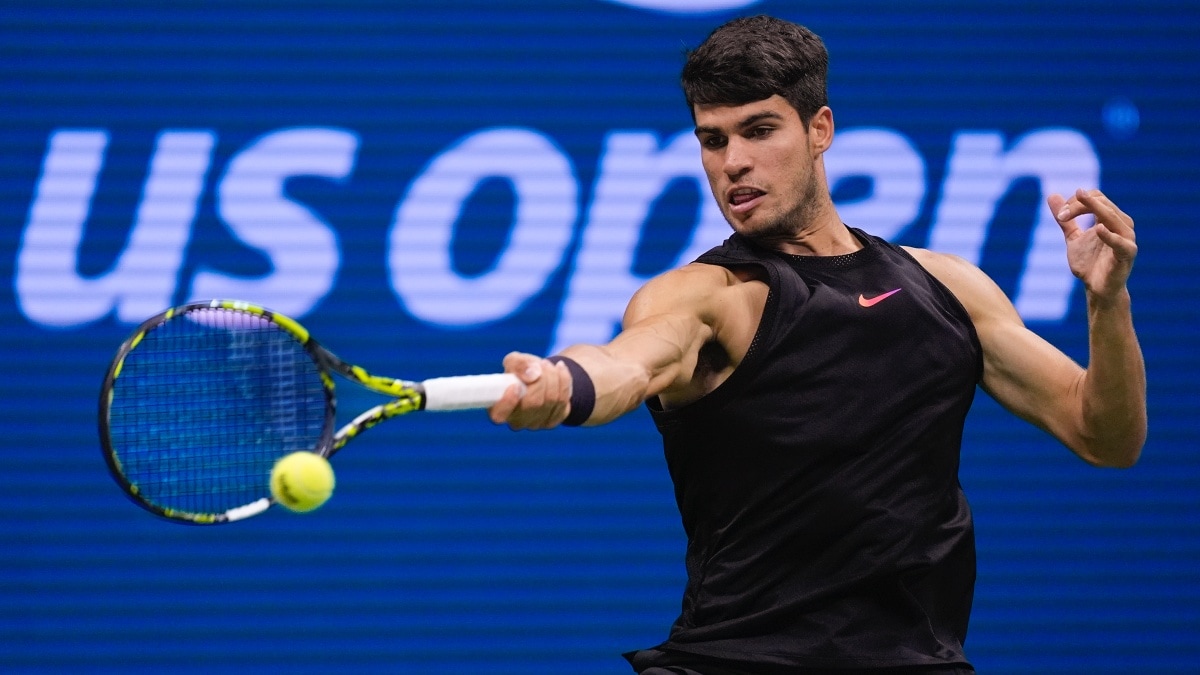 US Open 2024 Carlos Alcaraz shocked in straight sets in second round