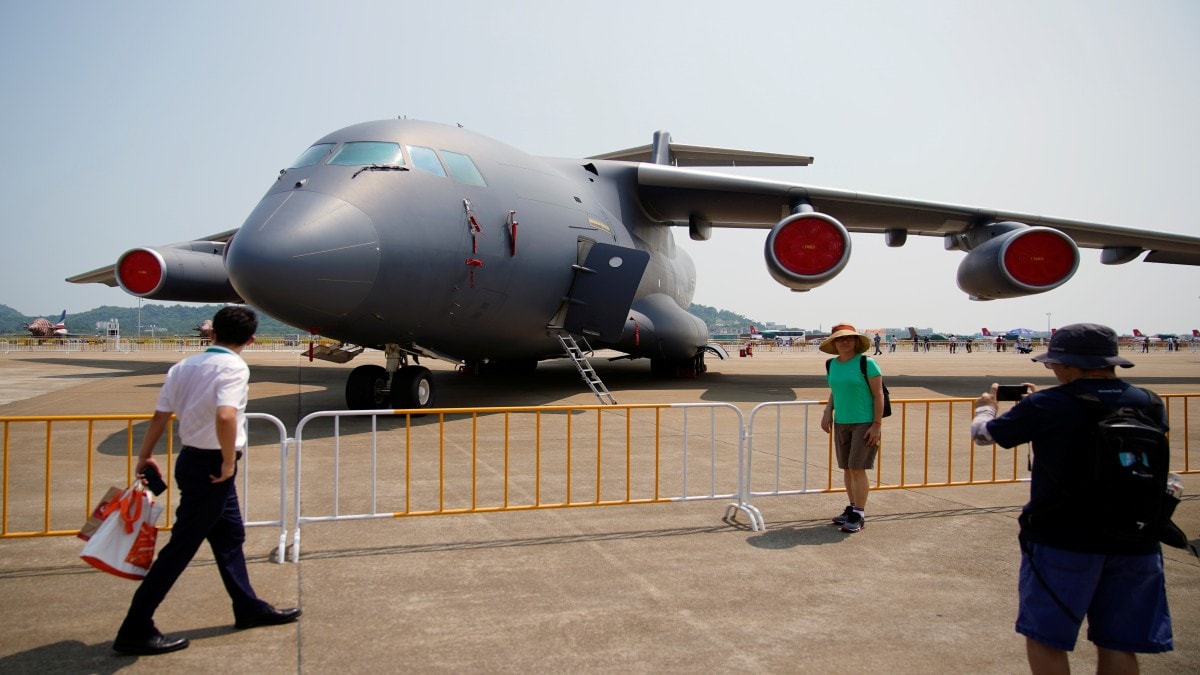 China's military might takes center stage in Egypt with Y-20 transport  plane debut – Firstpost