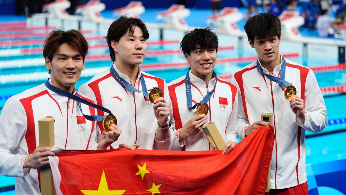 China shrug off doping controversy, win 12 swimming medals at Paris Olympics