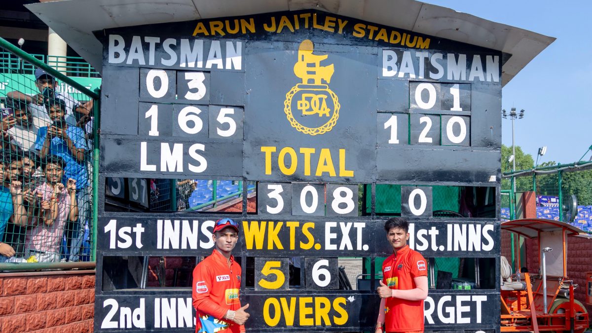 Ayush Badoni and Priyansh Arya stitched the highest partnership in T20 cricket, for any wicket, in history during a Delhi Premier League game. Image: By arrangement Ayush Badoni and Priyansh Arya stitched the highest partnership in T20 cricket, for any wicket, in history during a Delhi Premier League game. Image: By arrangement
