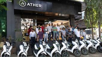 EV maker Ather becomes India's latest unicorn after raising $71 million from GoI's NIIF. Image Credit: Ather