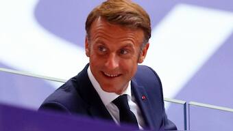 French President Emmanuel Macron ruled out naming a left-wing government on Monday (August 26). AP 