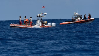 Scuba divers of the Italian Firefighters corp at the scene of the search for a missing boat, in Porticello, southern Italy, Wednesday, Aug. 21, 2024. - File Photo AP