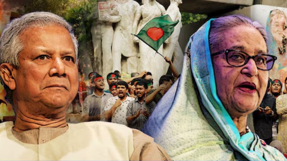 The Hasina-led government was replaced by an interim government, and 84-year-old Nobel laureate Muhammad Yunus was named its Chief Adviser. File Photo- FP The Hasina-led government was replaced by an interim government, and 84-year-old Nobel laureate Muhammad Yunus was named its Chief Adviser. File Photo- FP