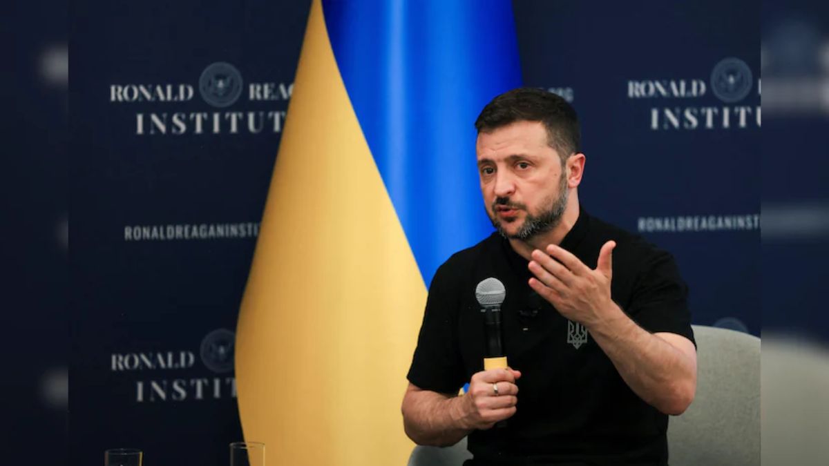 Ukrainian president Volodymyr Zelenskyy in July said “long-range capability” to destroy sites where Russian weapons are concentrated is key to Ukraine’s defence. Reuters Ukrainian president Volodymyr Zelenskyy in July said “long-range capability” to destroy sites where Russian weapons are concentrated is key to Ukraine’s defence. Reuters