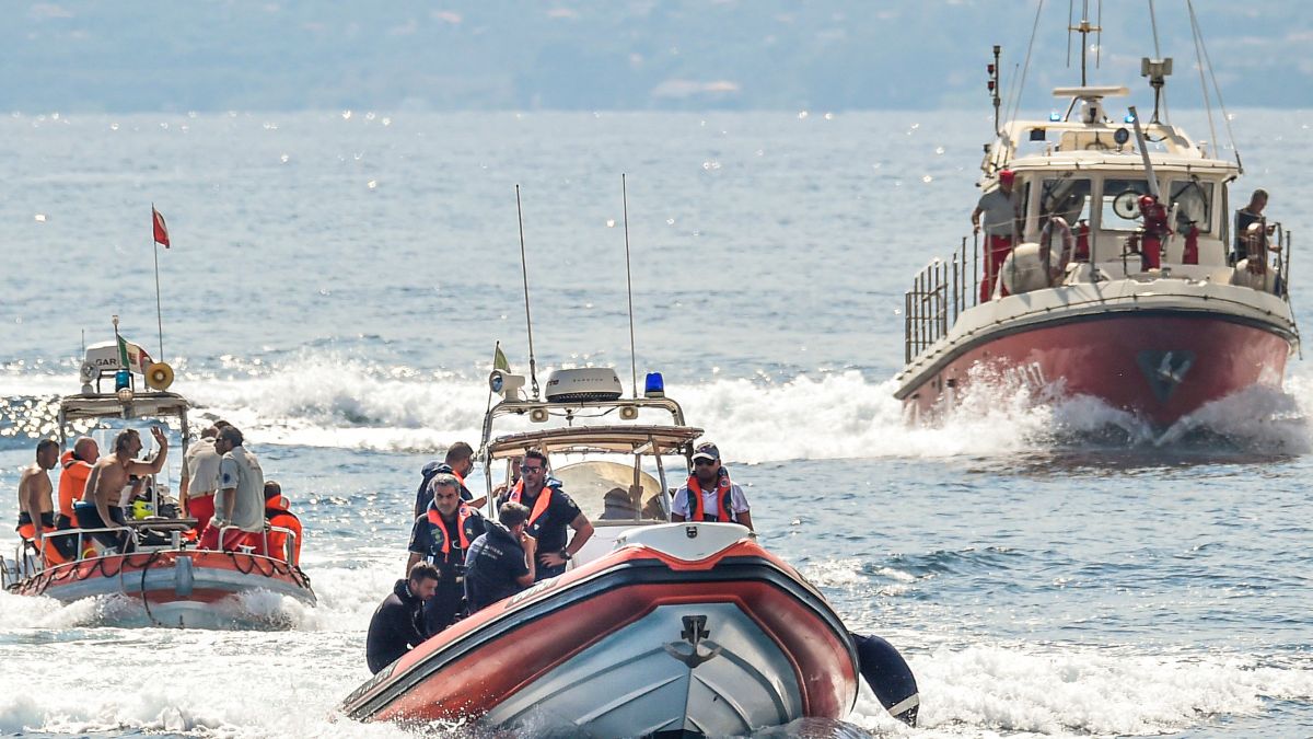 Italian firefighter divers work at the site of a shipwreck, in Porticello, Sicily, southern Italy, Thursday, Aug. 22, 2024. Divers searching the wreck of the superyacht Bayesian that sank off Sicily on Monday recovered a fifth body on Thursday and continued to search for one more as investigators sought to learn why the vessel sank so quickly.- File Photo- AP Italian firefighter divers work at the site of a shipwreck, in Porticello, Sicily, southern Italy, Thursday, Aug. 22, 2024. Divers searching the wreck of the superyacht Bayesian that sank off Sicily on Monday recovered a fifth body on Thursday and continued to search for one more as investigators sought to learn why the vessel sank so quickly.- File Photo- AP