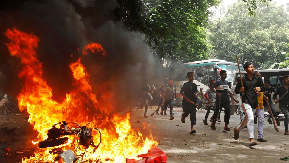 Bangladesh riots: Sheikh Hasina’s son urges security forces to block takeover amid mass protests