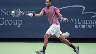Gael Monfils Monfils returned to the court in Cincinnati later Friday and lost to No. 15 seed Holger Rune 3-6, 6-3, 6-4. Reuters 