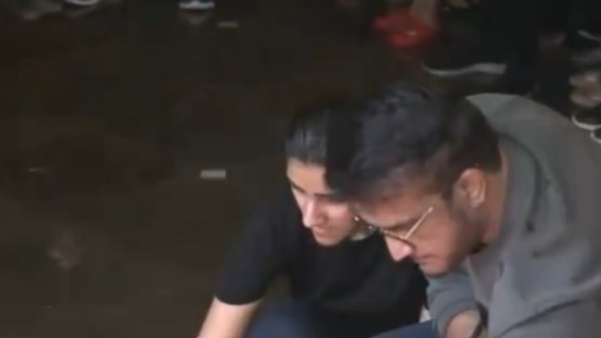 Former India captain Sourav Ganguly and his daughter joined a candlelight protest against the rape-murder of a trainee doctor in Kolkata. Image: Screengrab / ANI Former India captain Sourav Ganguly and his daughter joined a candlelight protest against the rape-murder of a trainee doctor in Kolkata. Image: Screengrab / ANI