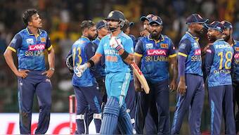 Virat Kohli scored a total of 58 runs in three ODIs against Sri Lanka. PTI