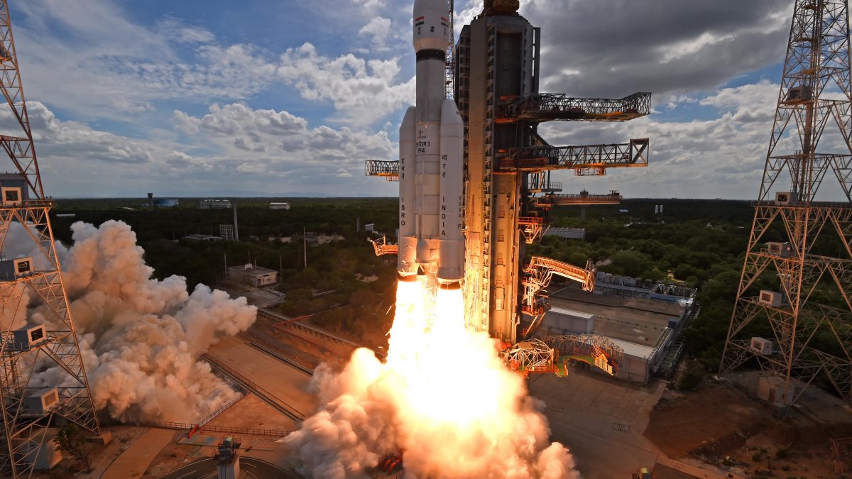 ISRO's LVM-3 lifting-off with Chandrayaan-3 spacecaraft (Photo: X/ISRO) ISRO's LVM-3 lifting-off with Chandrayaan-3 spacecaraft (Photo: X/ISRO)