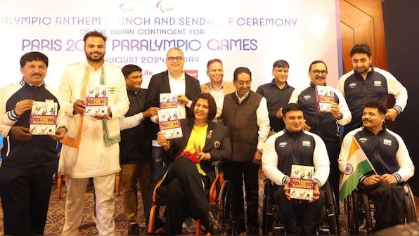 Indian contingent for upcoming Paris Paralympics given grand send-off in Delhi