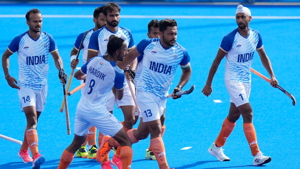 The Indian men's hockey team reached the Olympic semi-finals for the second consecutive time after holding Great Britain to a 1-1 draw despite being a man down and beating them 4-2 on penalties. AP The Indian men's hockey team reached the Olympic semi-finals for the second consecutive time after holding Great Britain to a 1-1 draw despite being a man down and beating them 4-2 on penalties. AP