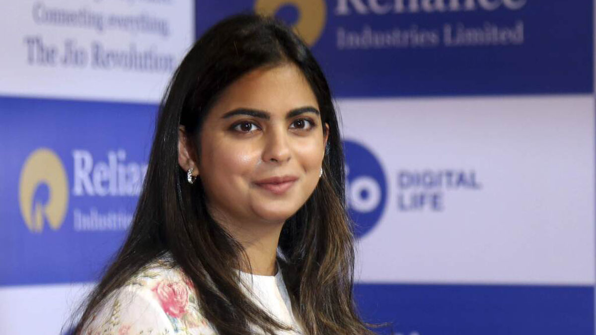 Isha Ambani. AP Isha Ambani. AP