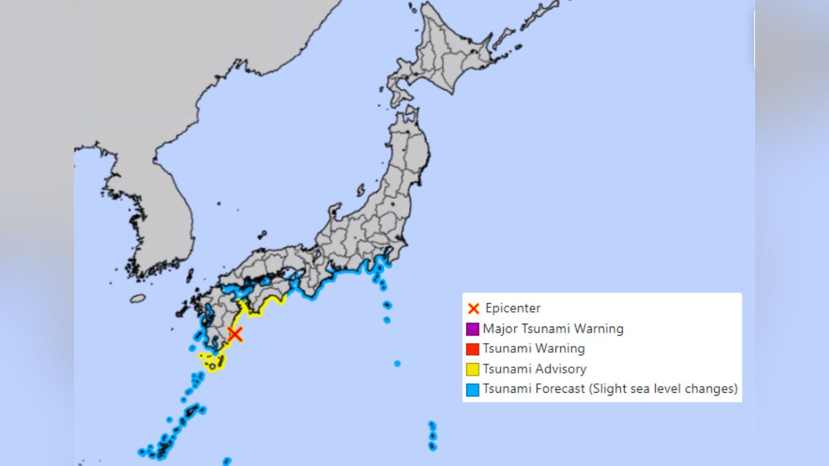 Representational image. Japan Meteorological Agency Representational image. Japan Meteorological Agency