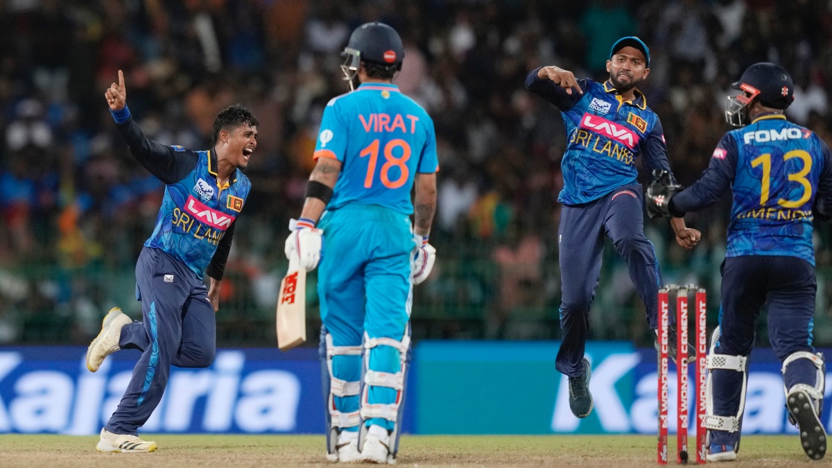 Jeffrey Vandersay ran through the Indian batting as Sri Lanka won the second ODI against India. AP Jeffrey Vandersay ran through the Indian batting as Sri Lanka won the second ODI against India. AP