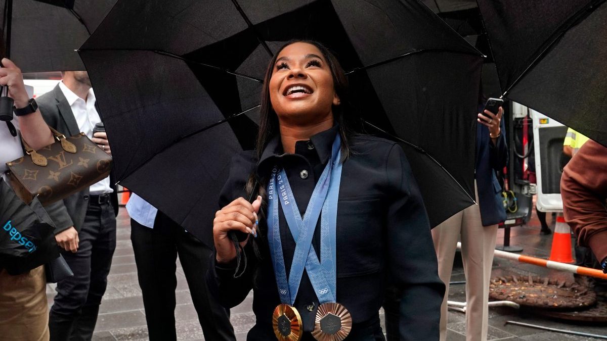 Jordan Chiles lost her bronze in women's floor final after an appeal from Romania. AP Jordan Chiles lost her bronze in women's floor final after an appeal from Romania. AP