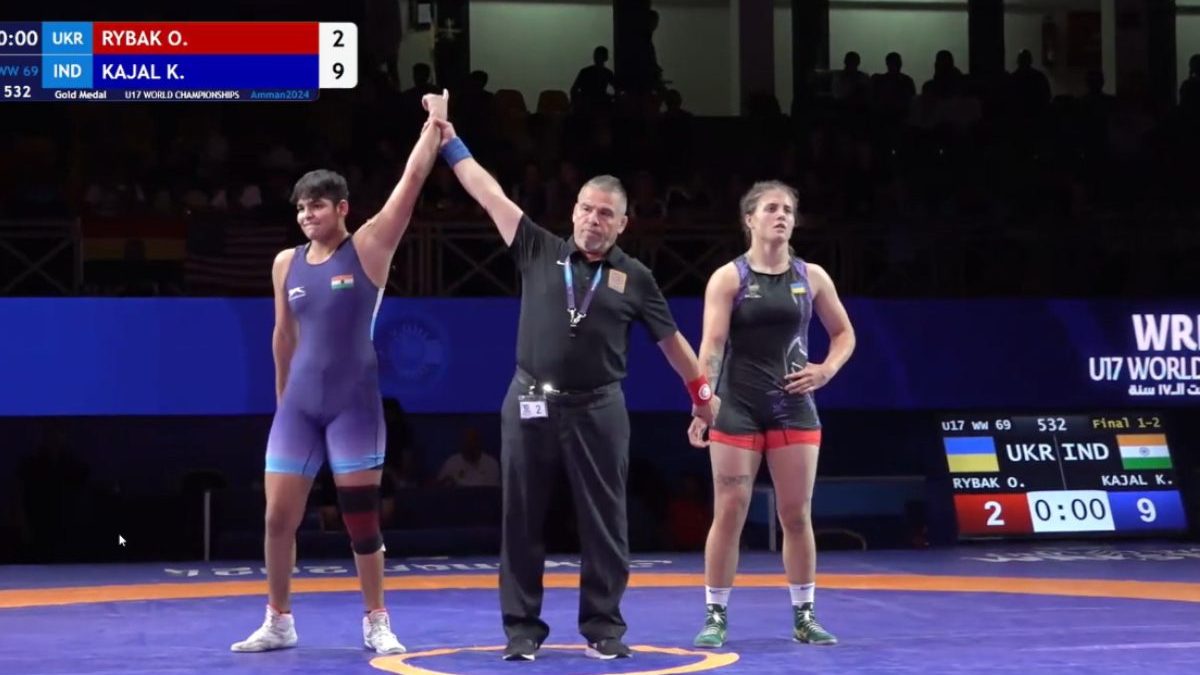 India make history at U17 World Wrestling Championships with first team title as Kajal wins fifth gold India make history at U17 World Wrestling Championships with first team title as Kajal wins fifth gold