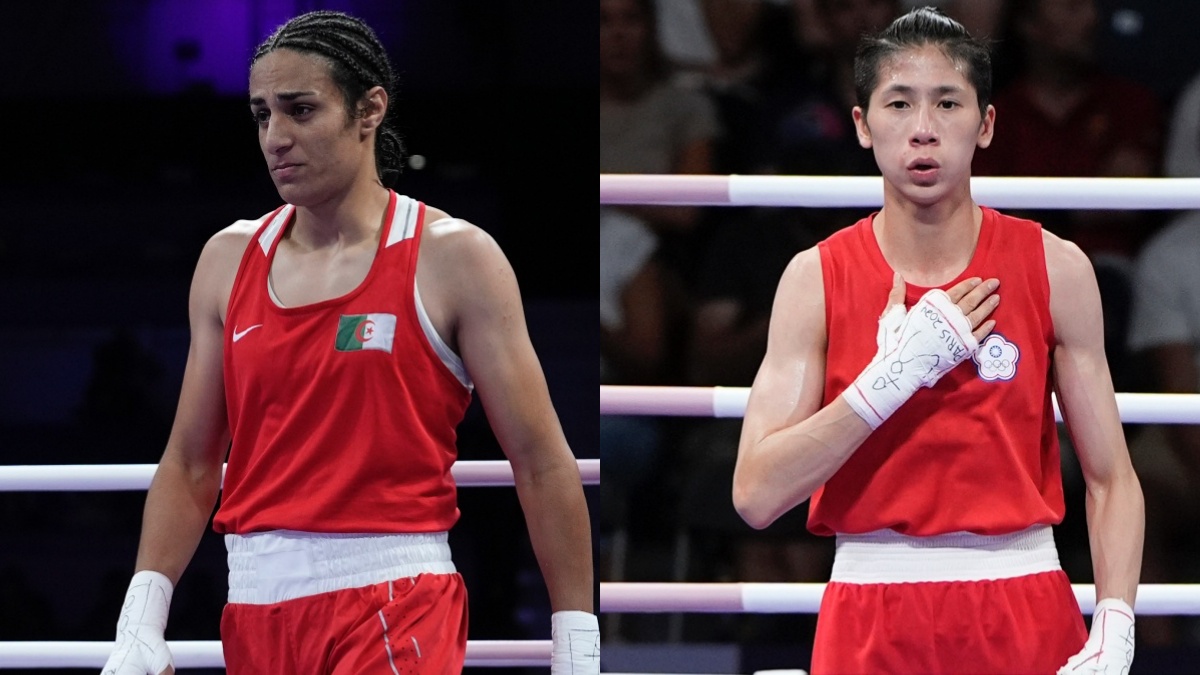 Imane Khelif (L) and Lin Yu-ting (R) are at the heart of the gender row controversy that has engulfed the Paris Olympics. AP Imane Khelif (L) and Lin Yu-ting (R) are at the heart of the gender row controversy that has engulfed the Paris Olympics. AP