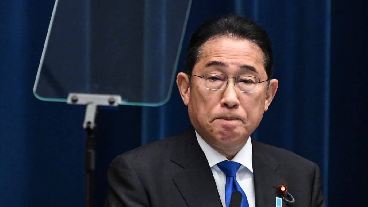 Japan's Prime Minister Fumio Kishida speaks during a press conference at the prime minister's office in Tokyo on August 14, 2024. Reuters