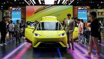 Globally, hybrids are also gaining traction, making up 60 per cent of new EV sales in May. In China, the combined sales of hybrid and fully electric cars account for about 65 per cent of the global total. Image Credit: Reuters
