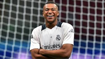 Kylian Mbappe could feature for Real Madrid when they take on Atalanta in the UEFA Super Cup. Reuters
