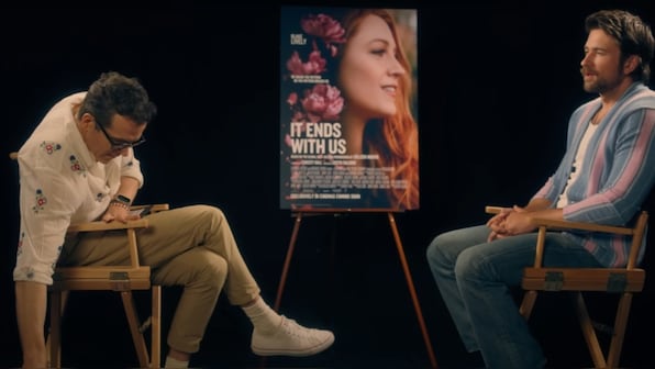 Ryan Reynolds, his mother Tammy Reynolds and Hugh Jackman steal the spotlight in hilarious surprise cameo during Brandon Sklenar's It Ends With Us interview