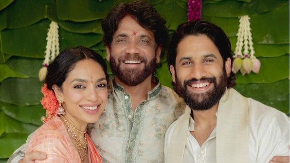 It's official! Naga Chaitanya and Sobhita Dhulipala get engaged, Nagarjuna welcomes his would be daughter-in-law to the family