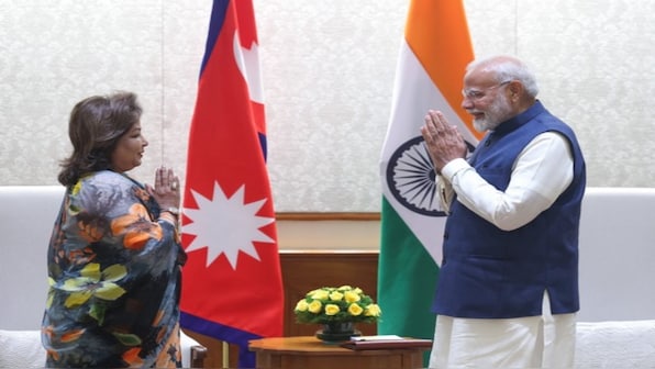 Nepal FM Arzu Rana Deuba meets PM Modi, hands over invite from PM Oli for state visit