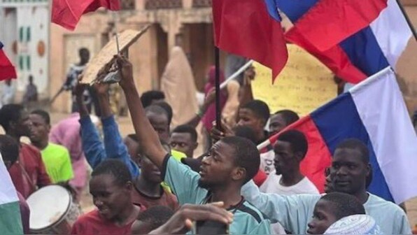 Nigeria protests continue despite President's plea, protesters wave Russian flags