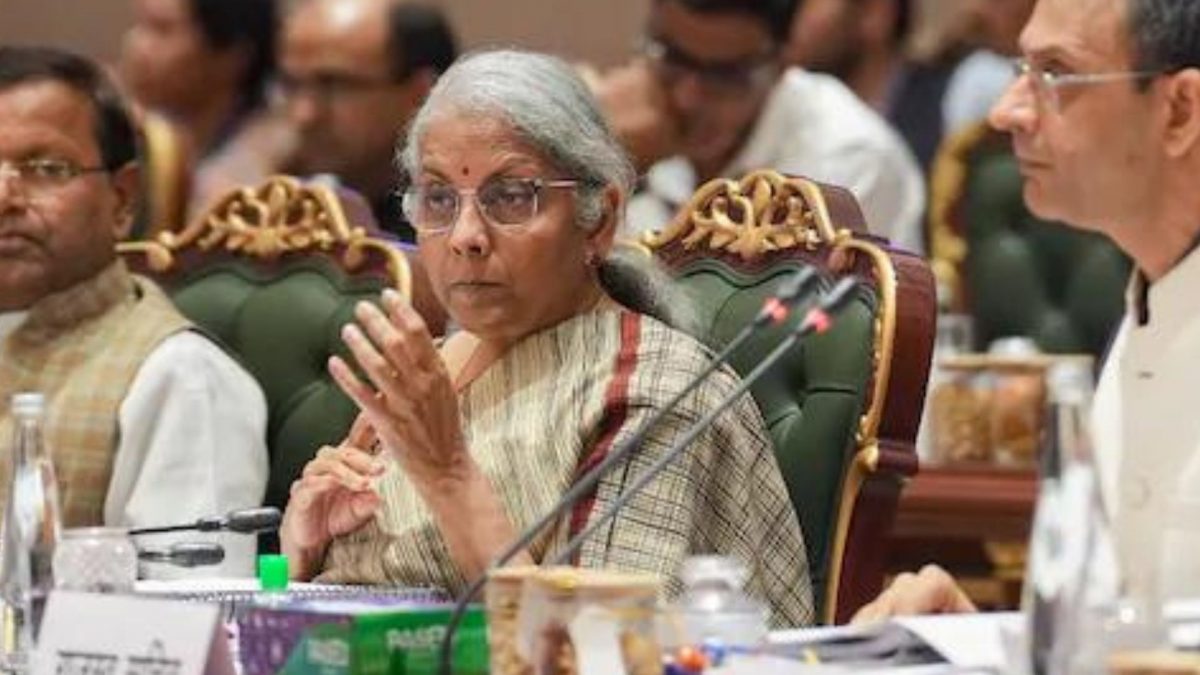 Union Finance Minister Nirmala Sitharaman chairs 53rd GST Council meeting. Source: PTI. Union Finance Minister Nirmala Sitharaman chairs 53rd GST Council meeting. Source: PTI.