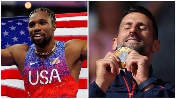  Noah Lyles triumphs in 100m thriller after Novak Djokovic completes 'Golden Slam'