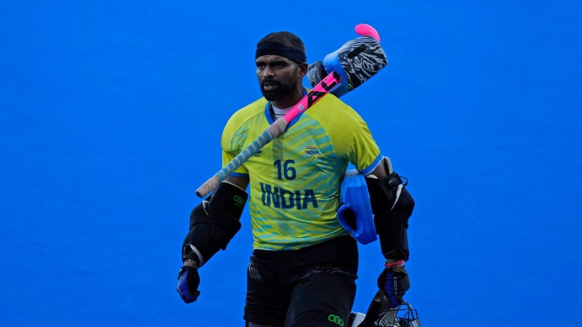 India's goalkeeper PR Sreejesh now has a chance to win bronze in his final international tournament. AP India's goalkeeper PR Sreejesh now has a chance to win bronze in his final international tournament. AP