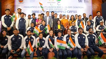 India are sending a record 84 athletes for the 2024 Paris Paralympic Games. PTI 