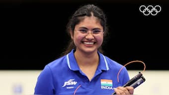 Rubina Francis overcame the disappointment of finishing seventh in the Tokyo Paralympics with a bronze in Paris three years later. Image credit: X/@OlympicKhel