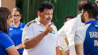 India national shooting coach Samaresh Jung in New Delhi. PTI