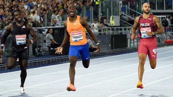 Paris Olympics gold medallist Letsile Tebogo scorches to Rome Diamond League 100m win