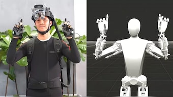 The job listings, available on LinkedIn, Indeed, and Tesla’s website, describe positions for “data collection operators.” These workers will wear motion-capture suits and virtual reality headsets to simulate the movements the robots will eventually perform. Image: Tesla