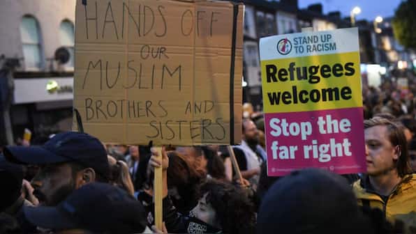 After anti-Muslim, anti-immigration far-right riots in UK, anti-racism protests take over
