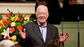 Former US President Jimmy Carter, 99, is the  oldest living American president (Photo: AP)